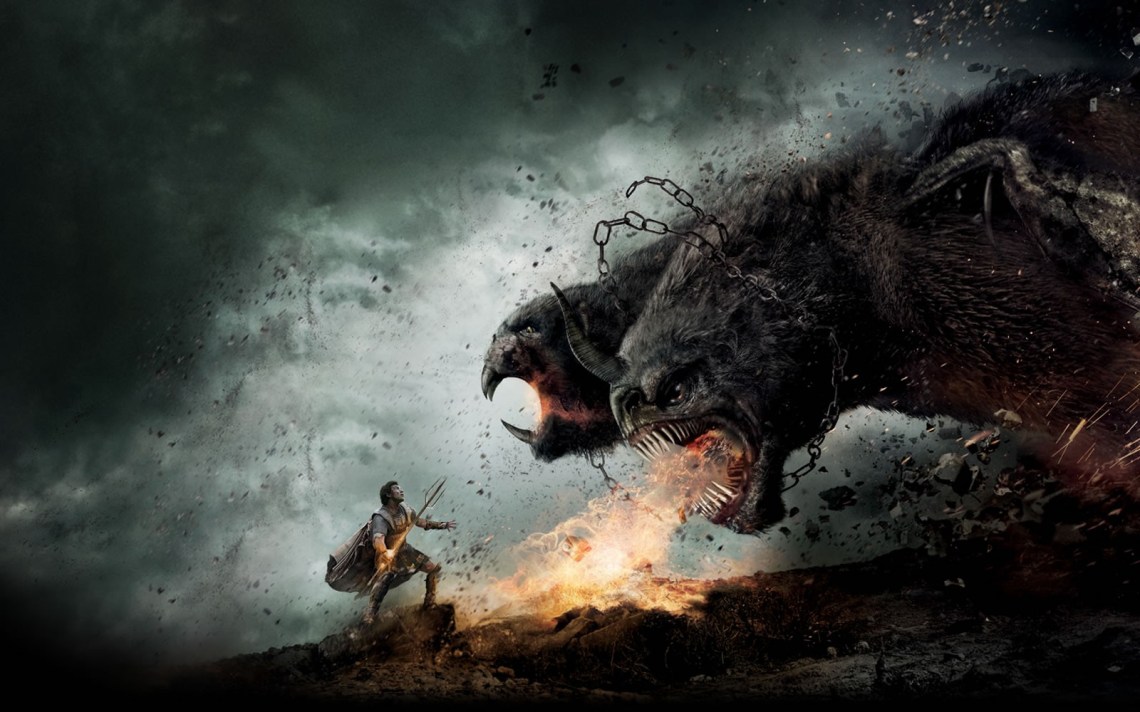 3D-Monster-Vs-Man-Fantasy-Wallpaper